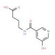 4-{[(5-Hydroxypyridin-3-yl)-carbonyl]amino}butanoic acid - chemical structure image