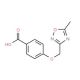 4-[(5-methyl-1,2,4-oxadiazol-3-yl)methoxy]benzoic acid - chemical structure image