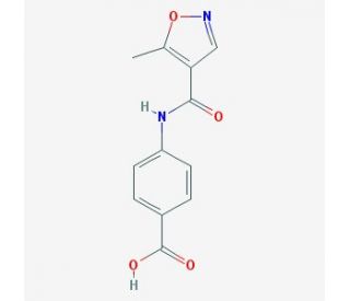 4-[(5-methyl-1,2-oxazole-4-)amido]benzoic acid - chemical structure image