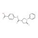 4-{[(5-oxo-1-phenylpyrrolidin-3-yl)carbonyl]amino}benzoic acid - chemical structure image