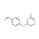 4-[(6-Methylpyrazin-2-yl)oxy]benzaldehyde (CAS 906353-01-3) - chemical structure image
