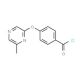 4-[(6-Methylpyrazin-2-yl)oxy]benzoyl chloride (CAS 921938-96-7) - chemical structure image