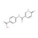 4-{[(6-oxo-1,6-dihydropyridin-3-yl)carbonyl]amino}benzoic acid - chemical structure image