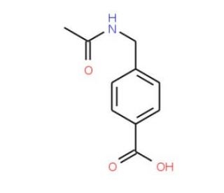 4-[(acetylamino)methyl]benzoic acid (CAS 1205-58-9) - chemical structure image