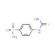 4-[(aminocarbonothioyl)amino]benzenesulfonamide (CAS 1718-39-4) - chemical structure image