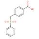 4-[(benzenesulfonyl)methyl]benzoic acid (CAS 71964-92-6) - chemical structure image