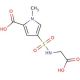 4-{[(carboxymethyl)amino]sulfonyl}-1-methyl-1H-pyrrole-2-carboxylic acid - chemical structure image