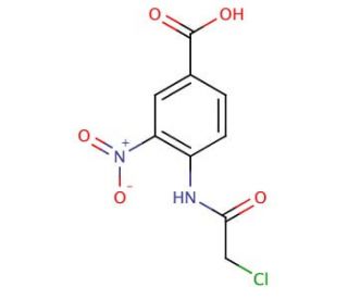 4-[(chloroacetyl)amino]-3-nitrobenzoic acid - chemical structure image