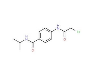4-[(Chloroacetyl)amino]-N-isopropylbenzamide - chemical structure image