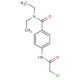 4-[(chloroacetyl)amino]-N,N-diethylbenzamide - chemical structure image