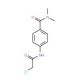 4-[(chloroacetyl)amino]-N,N-dimethylbenzamide - chemical structure image