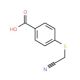 4-[(cyanomethyl)sulfanyl]benzoic acid - chemical structure image