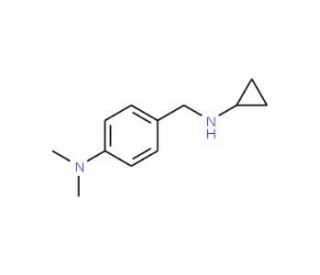 4-[(cyclopropylamino)methyl]-N,N-dimethylaniline - chemical structure image