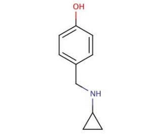 4-[(cyclopropylamino)methyl]phenol - chemical structure image