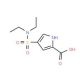 4-[(diethylamino)sulfonyl]-1H-pyrrole-2-carboxylic acid - chemical structure image