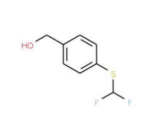 {4-[(difluoromethyl)thio]phenyl}methanol - chemical structure image