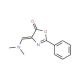 4-[(Dimethylamino)methylene]-2-phenyl-1,3-oxazol-5(4H)-one (CAS 51254-00-3) - chemical structure image