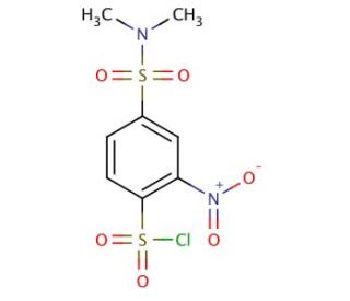 4-[(dimethylamino)sulfonyl]-2-nitrobenzenesulfonyl chloride - chemical structure image