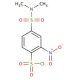 4-[(dimethylamino)sulfonyl]-2-nitrobenzenesulfonyl chloride - chemical structure image