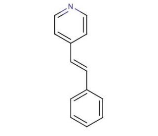 4-[(E)-2-phenylvinyl]pyridine (CAS 39836-54-9) - chemical structure image