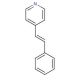 4-[(E)-2-phenylvinyl]pyridine (CAS 39836-54-9) - chemical structure image