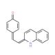 4-[(E)-2-quinolin-2-ylvinyl]phenol - chemical structure image