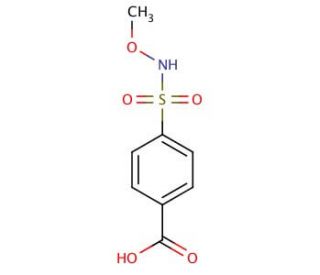 4-[(methoxyamino)sulfonyl]benzoic acid - chemical structure image