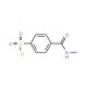 4-[(methylamino)carbonyl]benzenesulfonyl chloride (CAS 874622-79-4) - chemical structure image