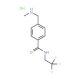4-[(methylamino)methyl]-N-(2,2,2-trifluoroethyl)benzamide hydrochloride - chemical structure image