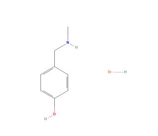 4-[(methylamino)methyl]phenol hydrobromide - chemical structure image