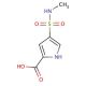 4-[(methylamino)sulfonyl]-1H-pyrrole-2-carboxylic acid - chemical structure image