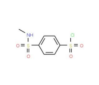4-[(methylamino)sulfonyl]benzenesulfonyl chloride (CAS 247186-99-8) - chemical structure image