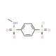 4-[(methylamino)sulfonyl]benzenesulfonyl chloride (CAS 247186-99-8) - chemical structure image
