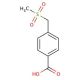 4-[(methylsulfonyl)methyl]benzoic acid - chemical structure image