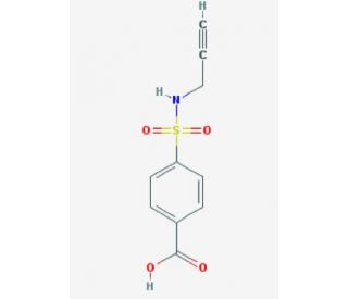 4-[(prop-2-ynylamino)sulfonyl]benzoic acid - chemical structure image
