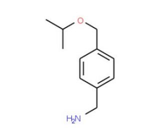 {4-[(propan-2-yloxy)methyl]phenyl}methanamine - chemical structure image