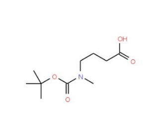 4-{[(tert-butoxy)carbonyl](methyl)amino}butanoic acid - chemical structure image