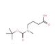 4-{[(tert-butoxy)carbonyl](methyl)amino}butanoic acid - chemical structure image