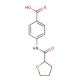 4-[(tetrahydrofuran-2-ylcarbonyl)amino]benzoic acid - chemical structure image