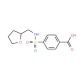 4-{[(tetrahydrofuran-2-ylmethyl)amino]sulfonyl}benzoic acid (CAS 325851-59-0) - chemical structure image