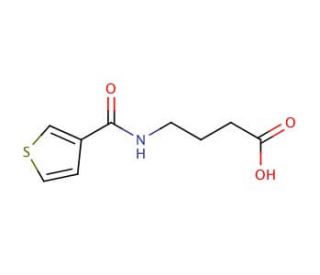 4-[(thien-3-ylcarbonyl)amino]butanoic acid - chemical structure image