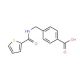 4-[(thiophen-2-ylformamido)methyl]benzoic acid - chemical structure image