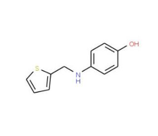4-[(Thiophen-2-ylmethyl)-amino]-phenol (CAS 3139-28-4) - chemical structure image