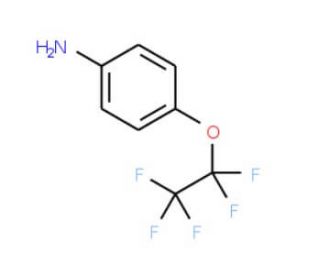 4-(1,1,2,2,2-pentafluoroethoxy)aniline (CAS 717-85-1) - chemical structure image