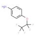4-(1,1,2,2,2-pentafluoroethoxy)aniline (CAS 717-85-1) - chemical structure image