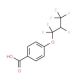 4-(1,1,2,3,3,3-hexafluoropropoxy)benzoic acid - chemical structure image
