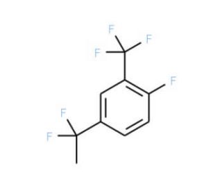 4-(1,1-Difluoroethyl)-1-fluoro-2-(trifluoromethyl)benzene - chemical structure image