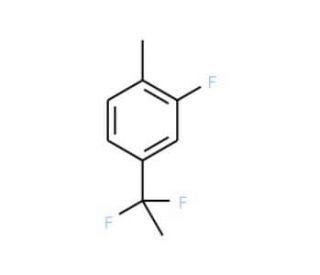 4-(1,1-Difluoroethyl)-2-fluoro-1-methylbenzene - chemical structure image