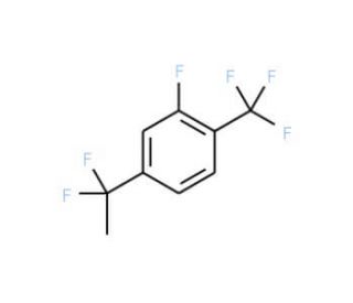 4-(1,1-Difluoroethyl)-2-fluoro-1-(trifluoromethyl)benzene - chemical structure image
