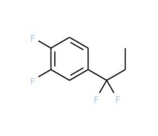 4-(1,1-Difluoropropyl)-1,2-difluorobenzene - chemical structure image
